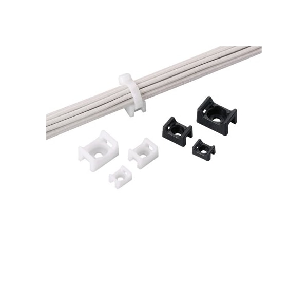 Cable Tie Mount, .43" (10.9mm)W, #6 Scre